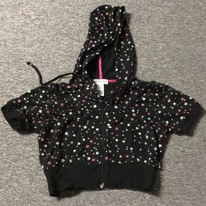 Starry crop hoodie